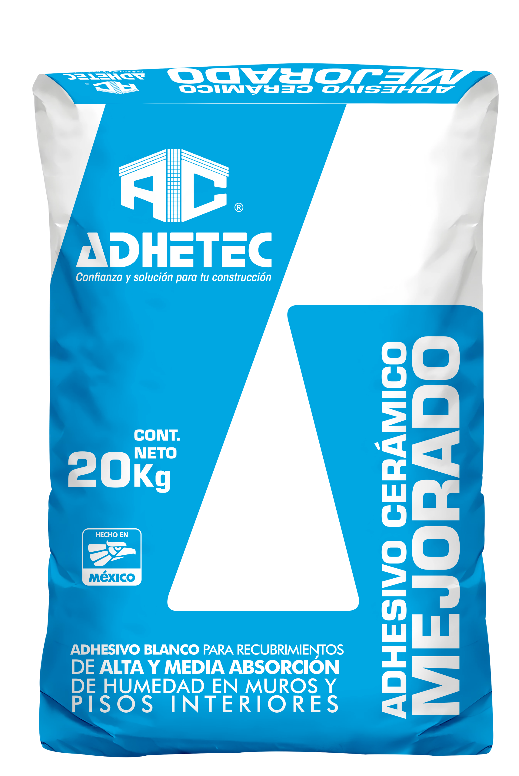 adhesivo cerámico mejorado adhetec