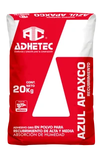 adhesivo azul apaxco