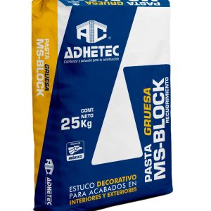 Pasta gruesa Ms Block